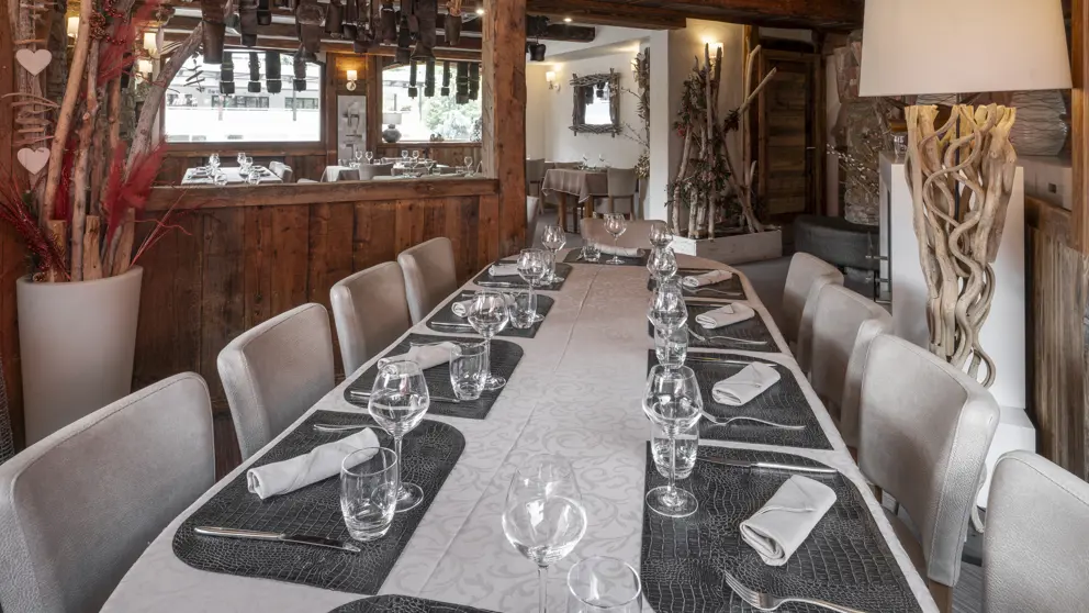 Hotel L'eterlou Meribel Restaurant La Grange 3