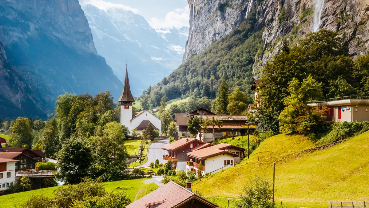 Murren Lauterbrunnen Valley