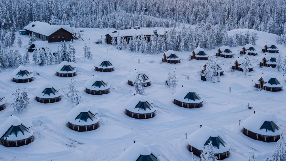 Northern Lights Village Levi Cabin Areial Image.Jpg 3