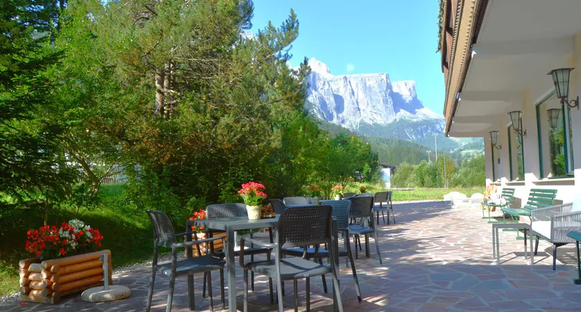 Hotel La Plaza, Corvara, Terrace