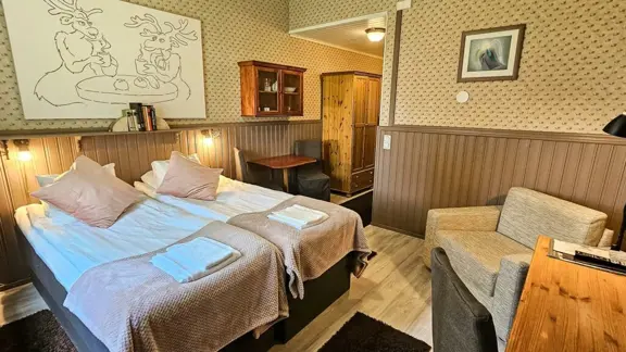 White reindeer room