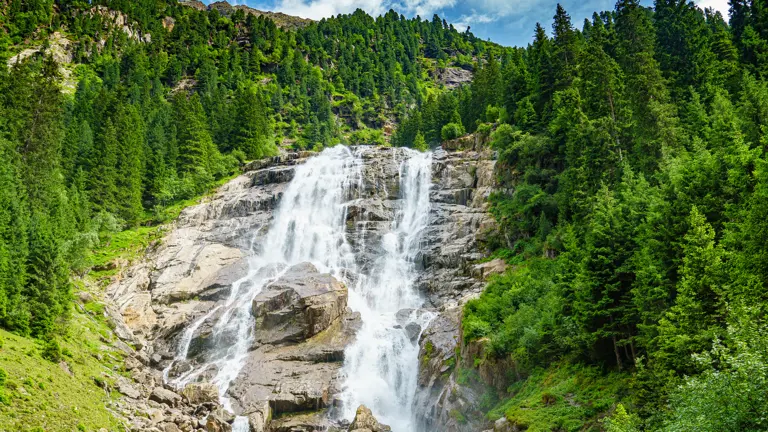 A scenic view of a landscape