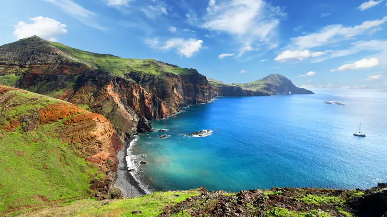 A scenic view of a landscape
