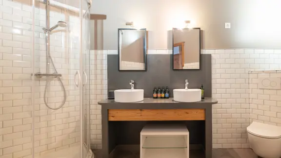 Typical shower room