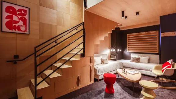 Duplex bedroom