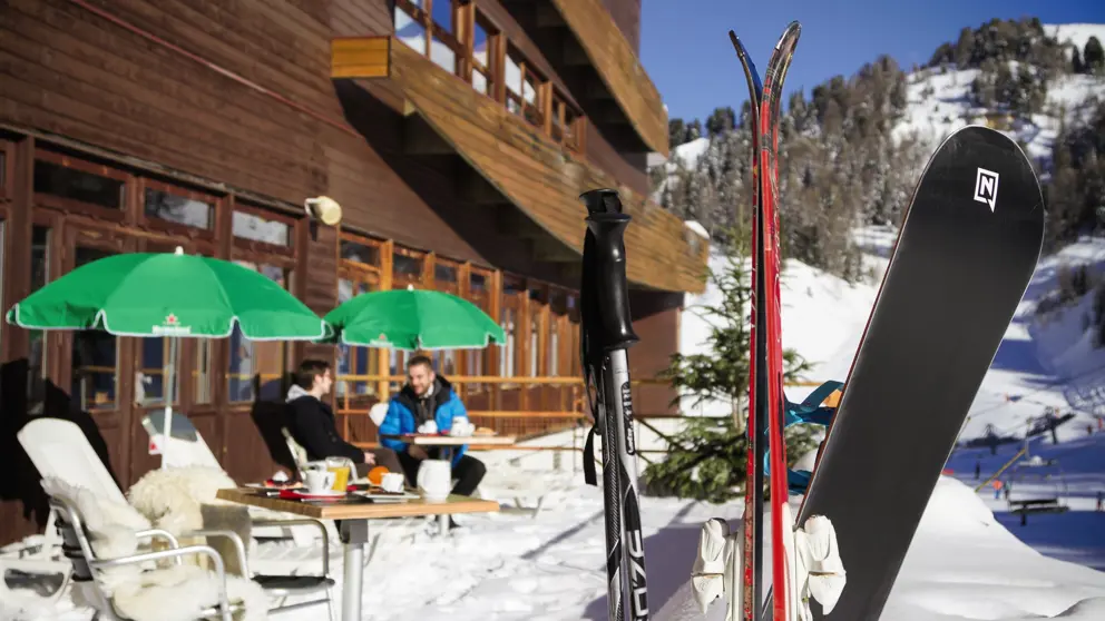 Hotel Le Terra Nova La Plagne Outdoor Terrace