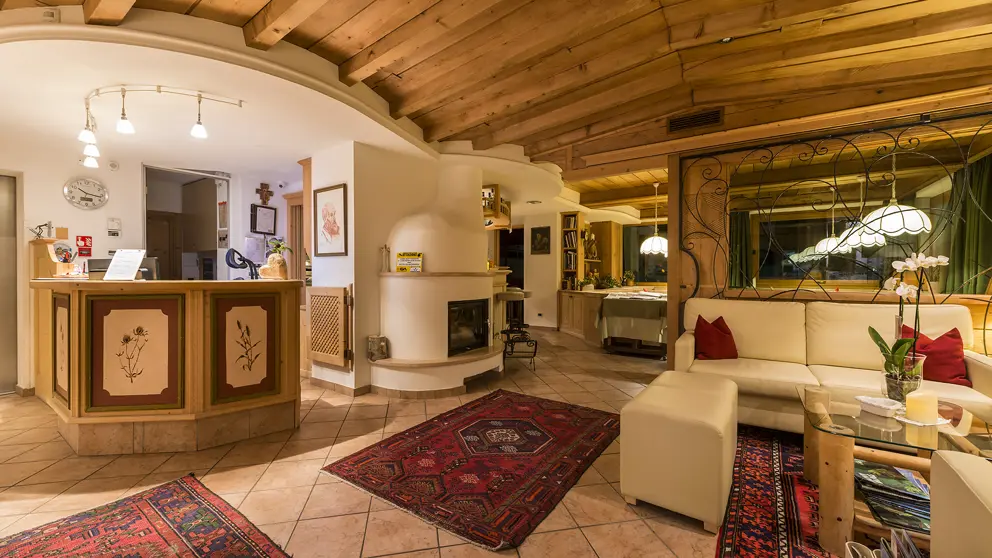 Hotel La Stua, San Cassiano, Italy, Reception