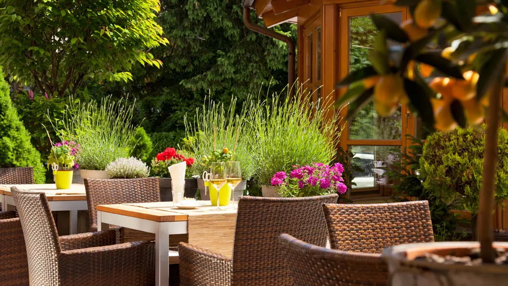 Hotel Tirolerhof Zell Am See Garden Terrace