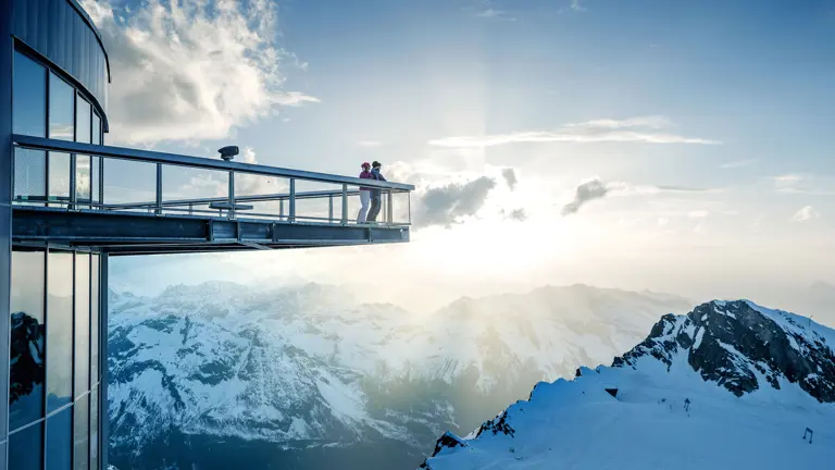 A scenic view of a landscape